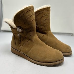 EMU Australia Merino Wool Lined Suede Boots Size 8